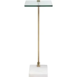 Metal And Glass Top Accent Table-Kirkland's Home Best