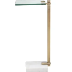 Metal And Glass Top Accent Table-Kirkland's Home Best