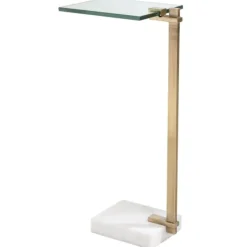 Metal And Glass Top Accent Table-Kirkland's Home Best