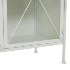 Metal And Glass X-Door Cabinet-Kirkland's Home Cheap