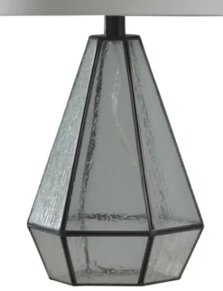 Metal And Seeded Glass Cage Table Lamp-Kirkland's Home Flash Sale