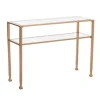 Metal And Tempered Glass Console Table-Kirkland's Home Store