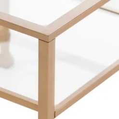 Metal And Tempered Glass Side Table-Kirkland's Home Cheap