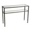 Metal And Tempered Glass Console Table-Kirkland's Home Shop
