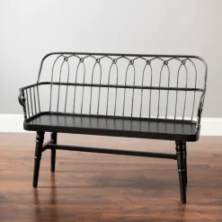 Metal And Wood Amy Bench-Kirkland's Home Hot