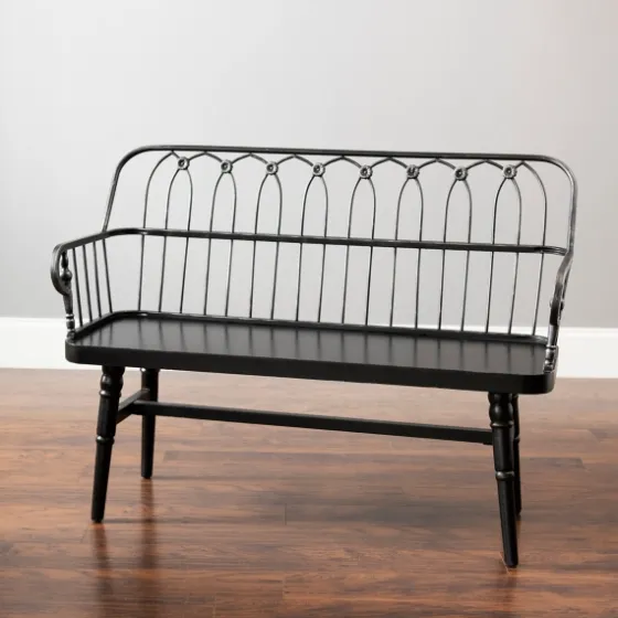 Metal And Wood Amy Bench-Kirkland's Home Hot