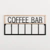 Metal And Wood Coffee Bar Wall Hooks-Kirkland's Home Sale