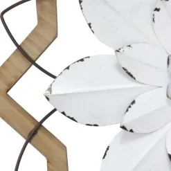 Metal And Wood Flower Wall Plaque-Kirkland's Home Cheap