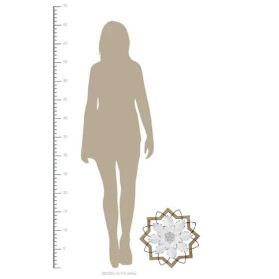 Metal And Wood Flower Wall Plaque-Kirkland's Home Cheap