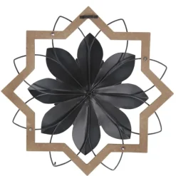 Metal And Wood Flower Wall Plaque-Kirkland's Home Cheap