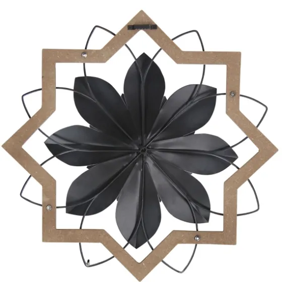 Metal And Wood Flower Wall Plaque-Kirkland's Home Cheap