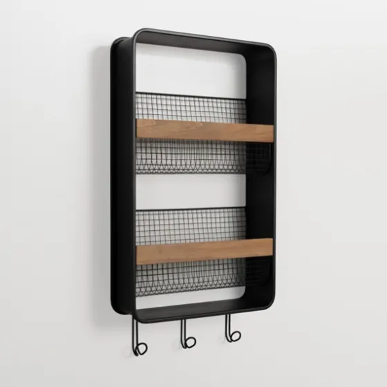 Metal And Wood Wall Magazine Rack-Kirkland's Home Best Sale