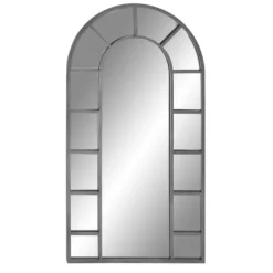 Metal Arch Frame Grid Overlay Mirror-Kirkland's Home Cheap