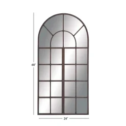 Metal Arch Frame Windowpane Wall Mirror-Kirkland's Home Cheap