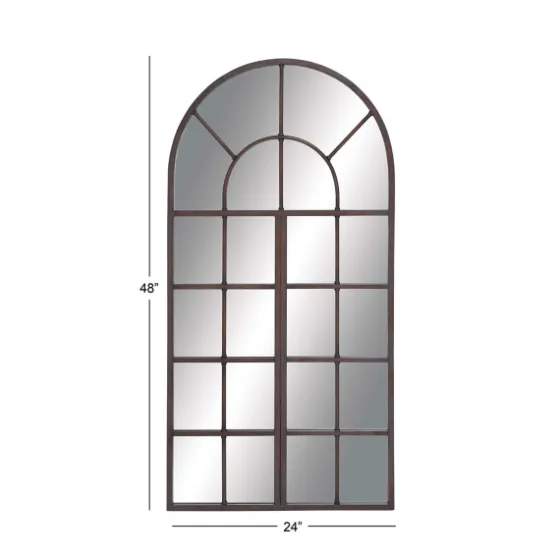 Metal Arch Frame Windowpane Wall Mirror-Kirkland's Home Cheap