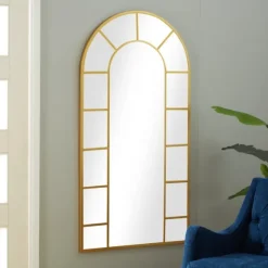 Metal Arch Pane Wall Mirror-Kirkland's Home Fashion