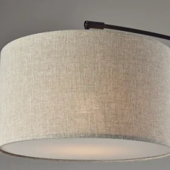 Metal Arched Oversized Shade Floor Lamp-Kirkland's Home Shop