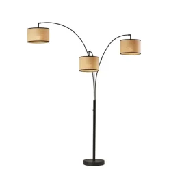 Metal 3-Arm Arched Floor Lamp-Kirkland's Home Shop