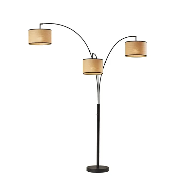 Metal 3-Arm Arched Floor Lamp-Kirkland's Home Shop