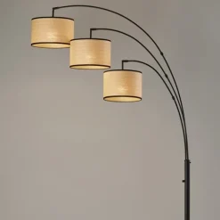 Metal 3-Arm Arched Floor Lamp-Kirkland's Home Shop