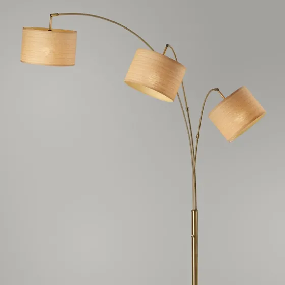 Metal 3-Arm Arched Floor Lamp-Kirkland's Home Cheap