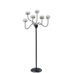 Metal 6-Arm Pom Pom Floor Lamp-Kirkland's Home Outlet