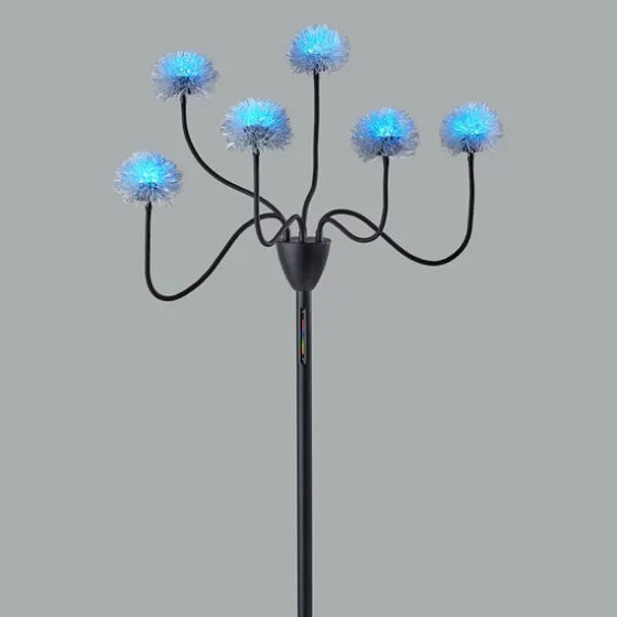 Metal 6-Arm Pom Pom Floor Lamp-Kirkland's Home Outlet