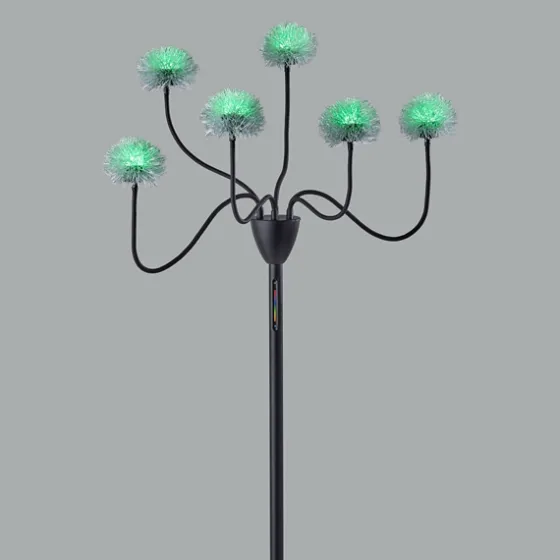 Metal 6-Arm Pom Pom Floor Lamp-Kirkland's Home Outlet