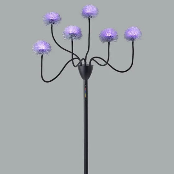 Metal 6-Arm Pom Pom Floor Lamp-Kirkland's Home Outlet