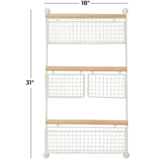Metal 4-Basket Wall Shelf-Kirkland's Home Cheap
