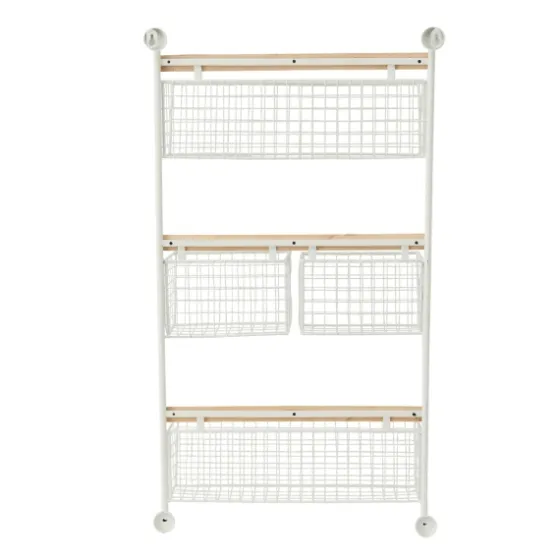 Metal 4-Basket Wall Shelf-Kirkland's Home Cheap