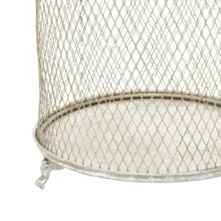 Metal Bird Cage Cloche Lanterns, Set Of 2-Kirkland's Home Cheap