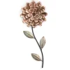 Metal Blush Romantic Flower Stem Wall Sculpture-Kirkland's Home Clearance