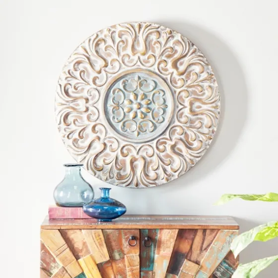 Metal Carved Floral Wall Sculpture-Kirkland's Home Flash Sale