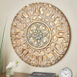 Metal Carved Floral Wall Sculpture-Kirkland's Home Flash Sale