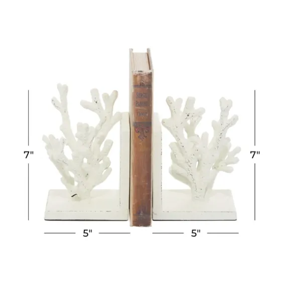 Metal Coral Bookends, Set Of 2-Kirkland's Home Shop