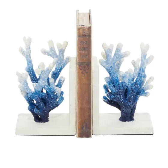 Metal Coral Bookends, Set Of 2-Kirkland's Home Discount
