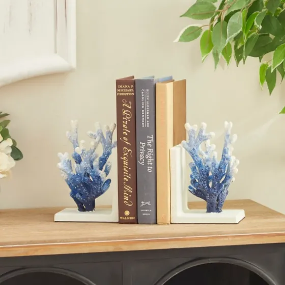 Metal Coral Bookends, Set Of 2-Kirkland's Home Discount