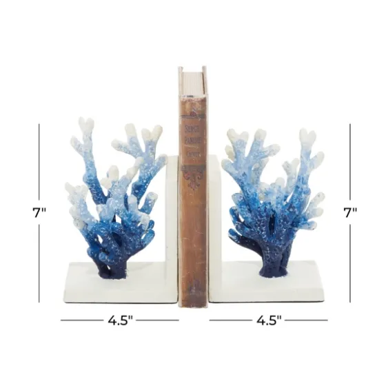 Metal Coral Bookends, Set Of 2-Kirkland's Home Discount
