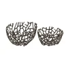 Metal Coral Frame Bowls, Set Of 2-Kirkland's Home Hot