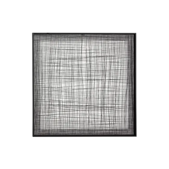 Metal Crosshatch Mesh Framed Wall Sculpture-Kirkland's Home Clearance
