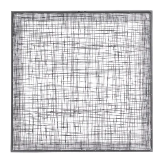 Metal Crosshatch Mesh Framed Wall Sculpture-Kirkland's Home Clearance