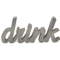 Metal Cursive Drink Sign-Kirkland's Home Cheap