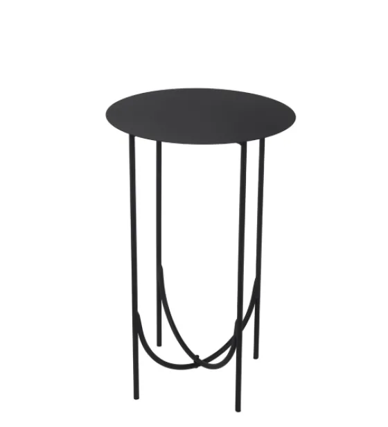 Metal Curved Base Side Table-Kirkland's Home Fashion
