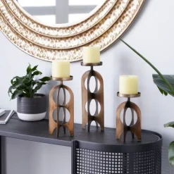 Metal Cutout Candle Holders, Set Of 3-Kirkland's Home Shop