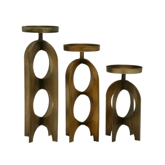 Metal Cutout Candle Holders, Set Of 3-Kirkland's Home Shop