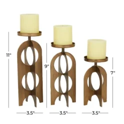 Metal Cutout Candle Holders, Set Of 3-Kirkland's Home Shop