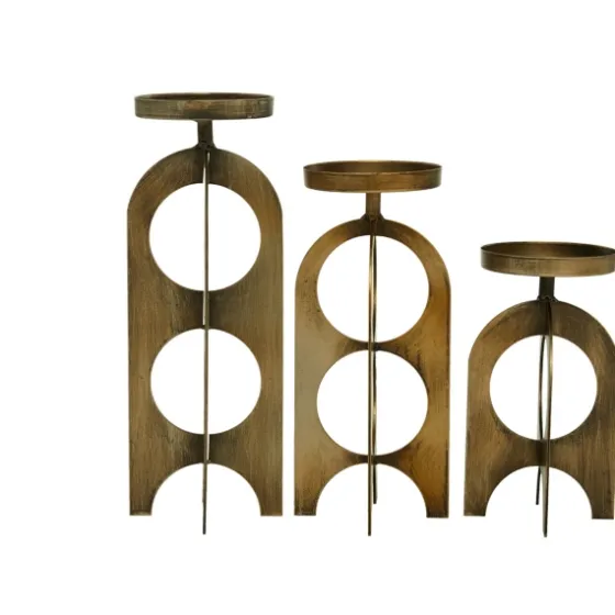 Metal Cutout Candle Holders, Set Of 3-Kirkland's Home Shop
