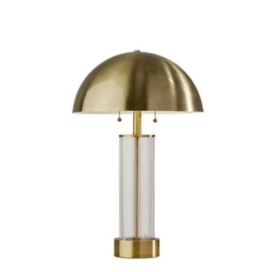 Metal Dome And Clear Glass Table Lamp-Kirkland's Home New