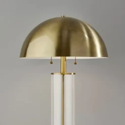 Metal Dome And Clear Glass Table Lamp-Kirkland's Home New